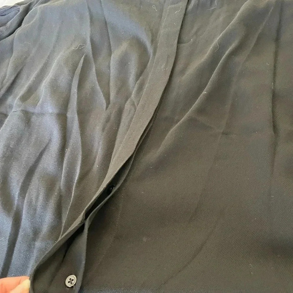 Rare IRO Birle ruffle black tunic blouse - Picture 14 of 15